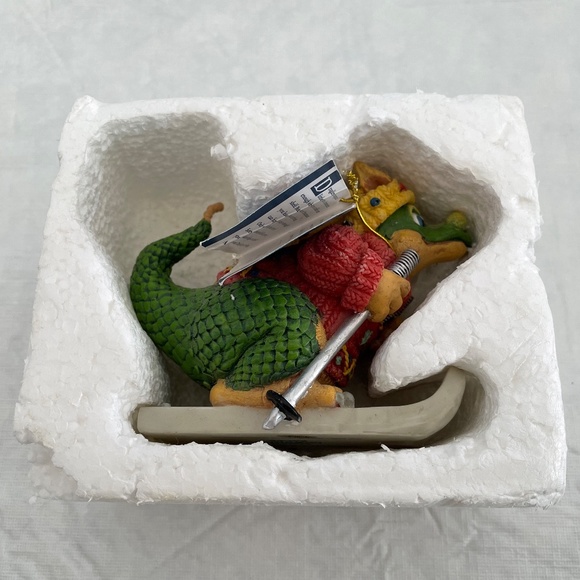 NEW Spangler's Realm Dragon "Downhill Racer" #191013 Figurine - Picture 4 of 4